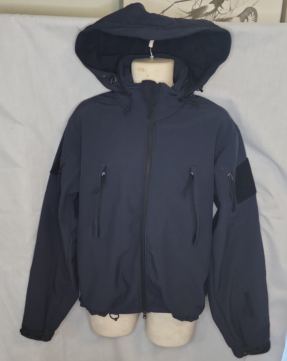 Men's M ROTHCO Navy Blue Tactical Soft Shell‎ Jacket Waterproof Special OPS
